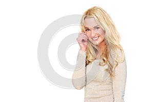 Young Woman Laughter photo