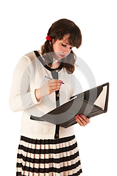 Young woman at the office