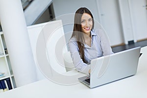 Young woman in the office