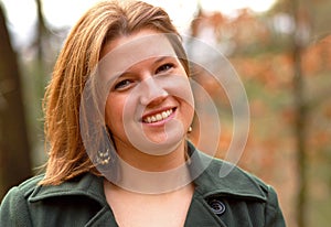 Young woman outdoor portrait