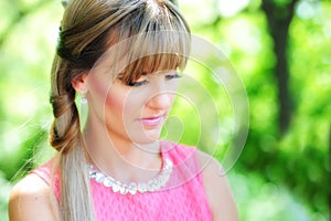 Young woman outdoors portrait