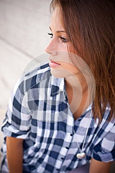 Young woman portrait