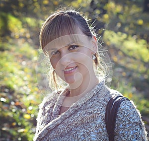 Young woman portrait outdoor