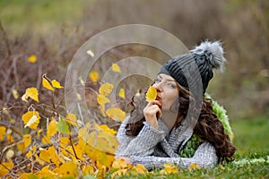 Young woman portrait outdoor