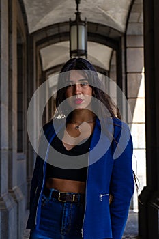 Young woman posing for a portrait