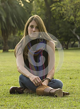 Young woman relaxing