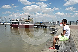 Rust Port, Neusiedlersee, Burgenland, Austria