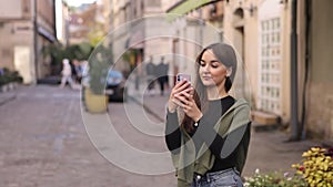 Young woman, Scenic capture, Walking snapshots