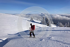 Ski Touring na Zázrivé, Martinské hole, Malá Fatra, Slovensko