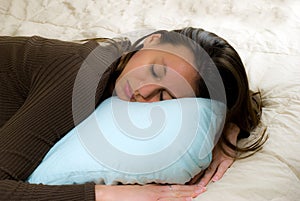 Young Woman Sleeping