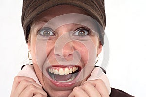 Young woman smilling