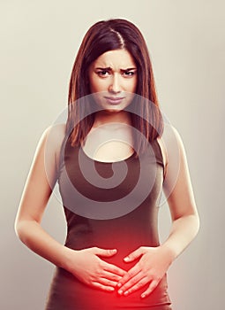 Menstrual cramps pain photo
