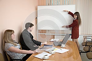 Young woman to speak at a meeting