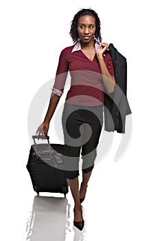 Young woman traveler