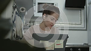 Young Woman Working From Home