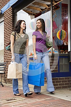 Young Women Shopping