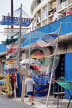 Younger at the harbor