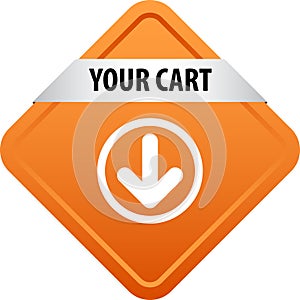 Your cart web button
