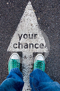 Your chance sign