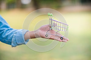 Your hands and your shopping cart are both housed.