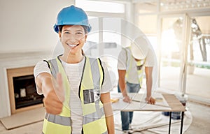 Your living space is going to look great. Shot of an attractive young construction worker standing inside and making a