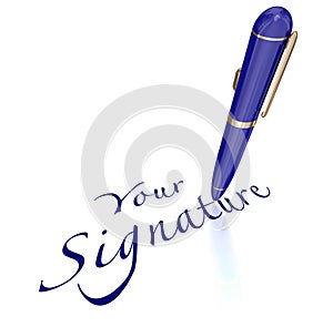 Your Signature Pen Signing Name Autograph
