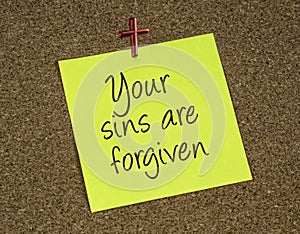 Your sins are forgiven