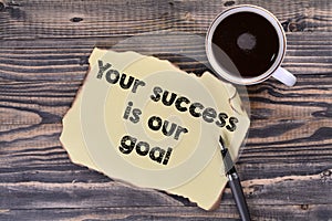 Your success is img