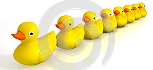 Your Toy Rubber Ducks In A Row