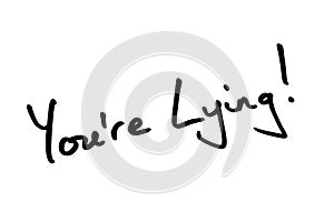 Youre Lying photo