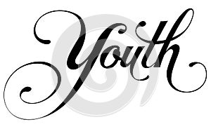 `Youth` calligraphy