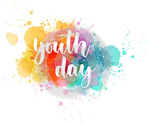 Youth day lettering photo