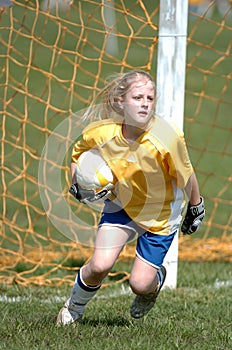 Youth girls Soccer Player