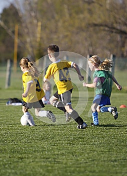 Youth Soccer Game photo