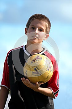 Youth soccer player
