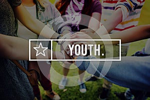 Youth Young Teens Generation Adolescence Concept photo