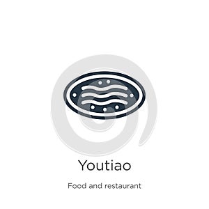 Youtiao icon vector. Trendy flat youtiao icon from food and restaurant collection isolated on white background. Vector