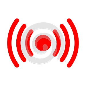 Youtube Live Icon with SolidWhite Background