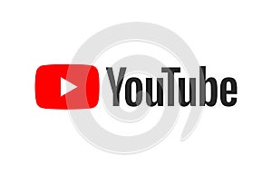 YouTube vector logo design social media video platform