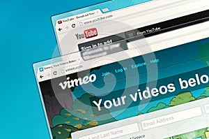 YouTube and Vimeo