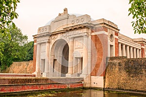 Ypres Menin gate memorial building world war one.