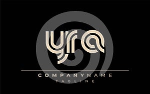 YRA Creative Unique Modern Letter Logo Design photo