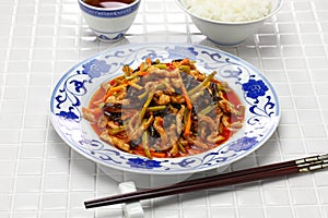Yu xiang rou si, sichuan shredded pork
