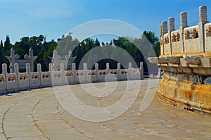 The Yuanqiu circular altar at the Temple of Heaven, Beijing