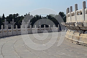 The Yuanqiu circular altar at the Temple of Heaven, Beijing