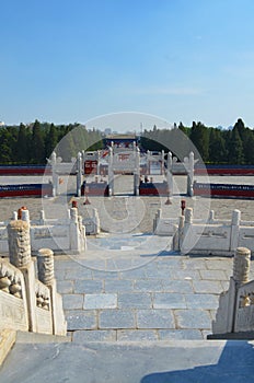 The Yuanqiu circular altar at the Temple of Heaven, Beijing
