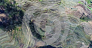 Yuanyang Hani Rice Terraces in southeastern Yunnan province, China