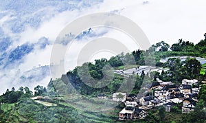 Yuanyang rice terrace photo