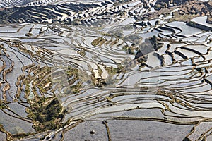 YuanYang rice terraces in Yunnan, China, one of the latest UNESCO World Heritage Sites