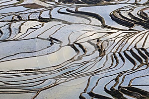 YuanYang rice terraces in Yunnan, China, one of the latest UNESCO World Heritage Sites